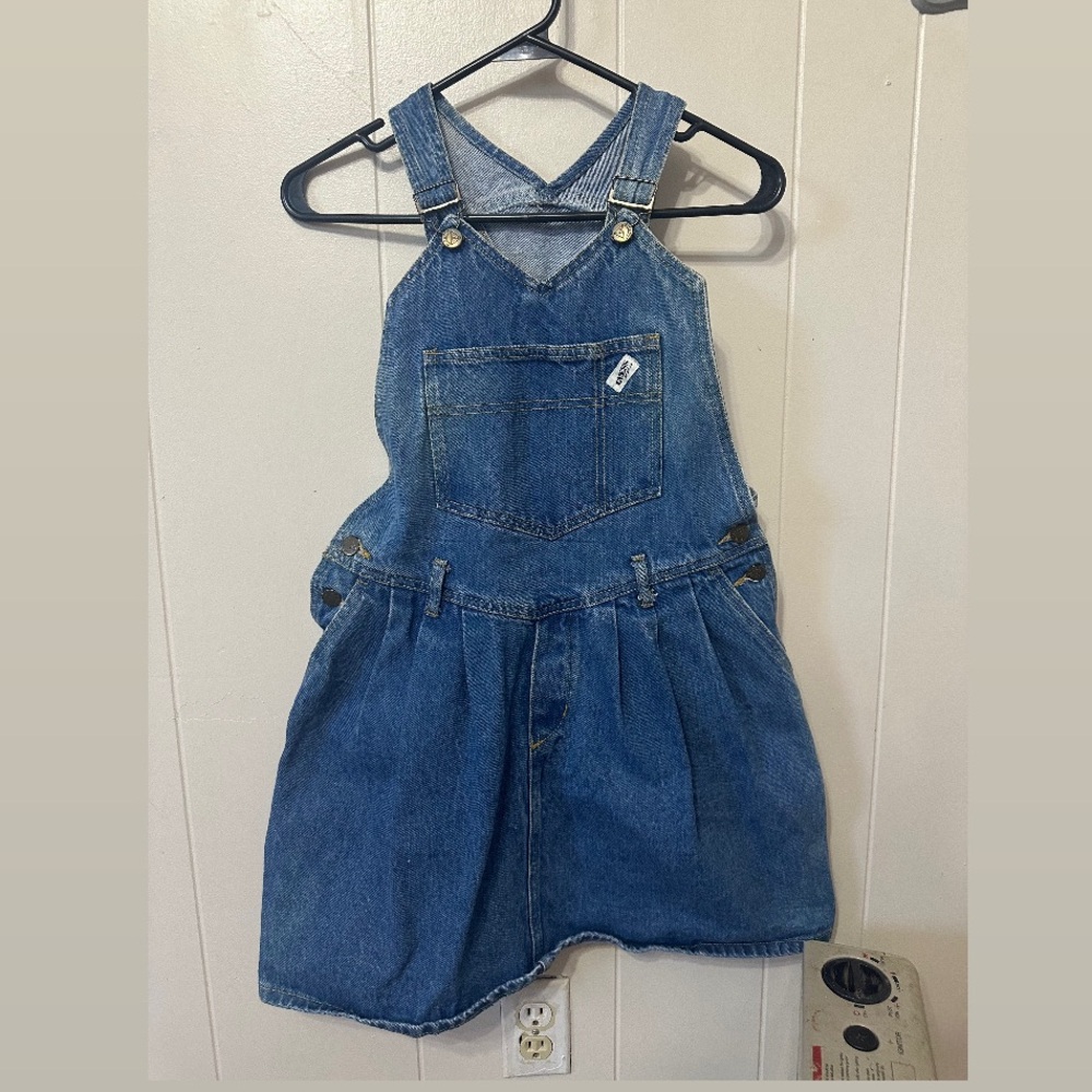 GUESS Denim Overall Dress